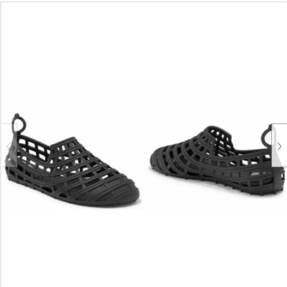 MELISSA Soul Melis Woven Jelly Loafer In Black, NWT, Box & Dust Bag, SZ , 7, 8